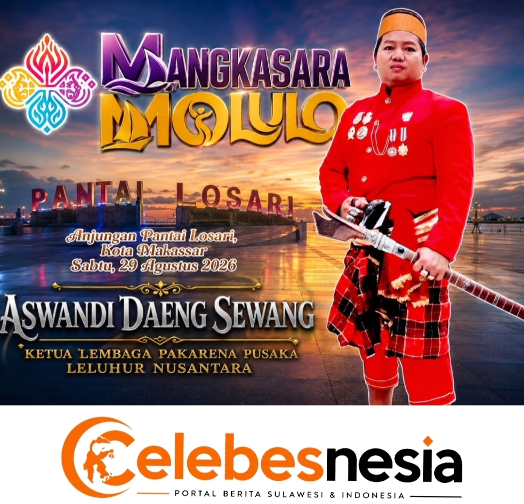 Dukung Mangkasara’ Molulo 2026, Aswandi Daeng Sewang: Momentum Persatuan Budaya Nusantara