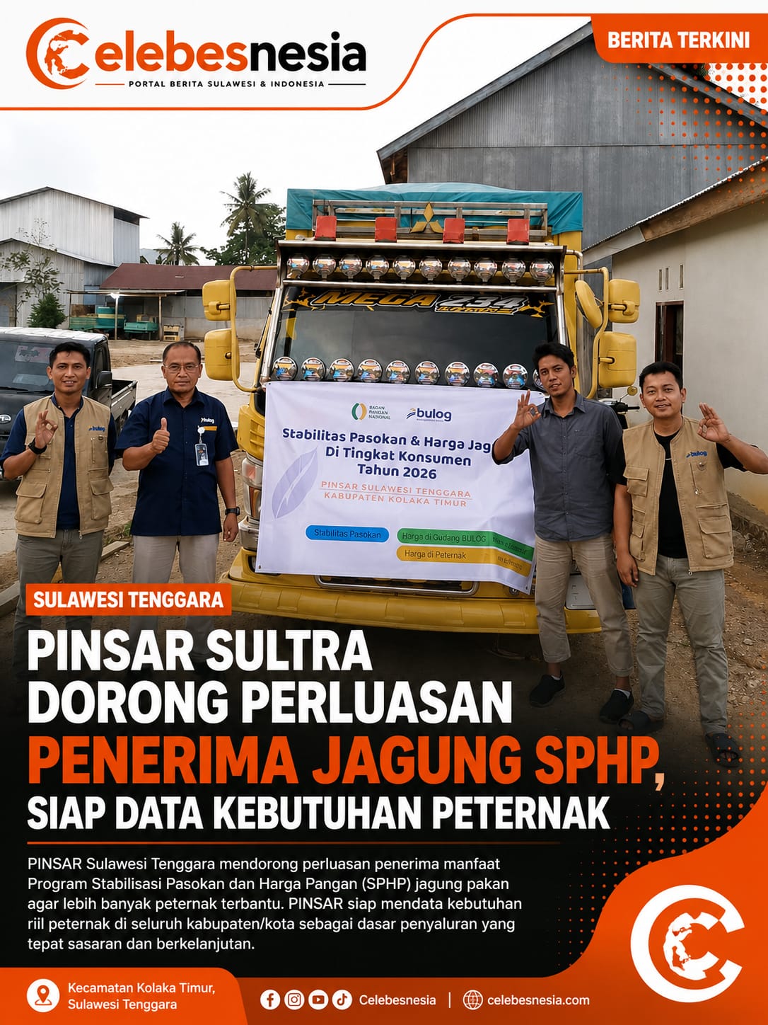 PINSAR Sultra Dorong Perluasan Penerima Jagung SPHP, Siap Data Kebutuhan Peternak
